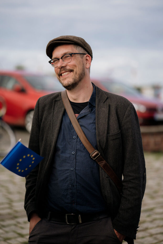 Ole Krüger im Rostocker Stadthafen